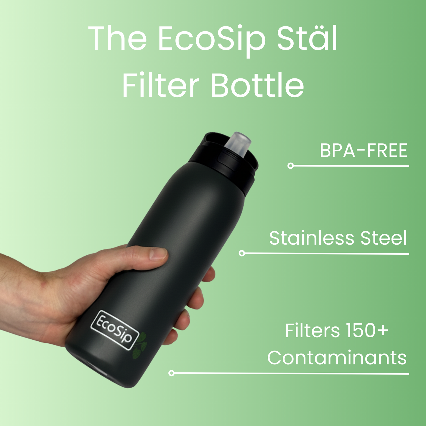 Stål Filter Bottle